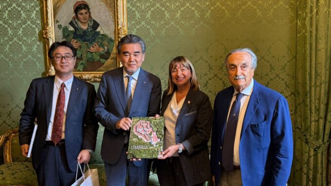Incontro tra la Presidente Tesei e il Presidente Ochi