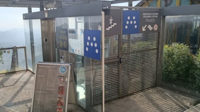 Interruzione Servizio Ascensore Inclinato Pincetto Manutenzione