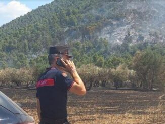 Incendio a Poreta spento, iniziate le operazioni di bonifica