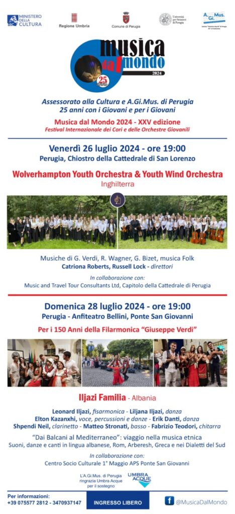 Un fine luglio all’insegna di Musica dal Mondo