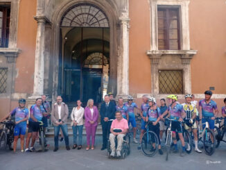 Pedalando fa tappa a Perugia per sensibilizzazione sul Parkinson