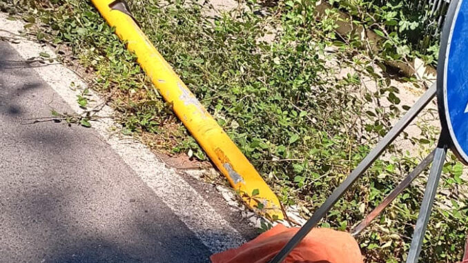 Semaforo di Casaglia Distrutto per la Terza Volta