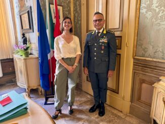 La sindaca Ferdinandi incontra il comandante della Guardia di Finanza Mazzotta