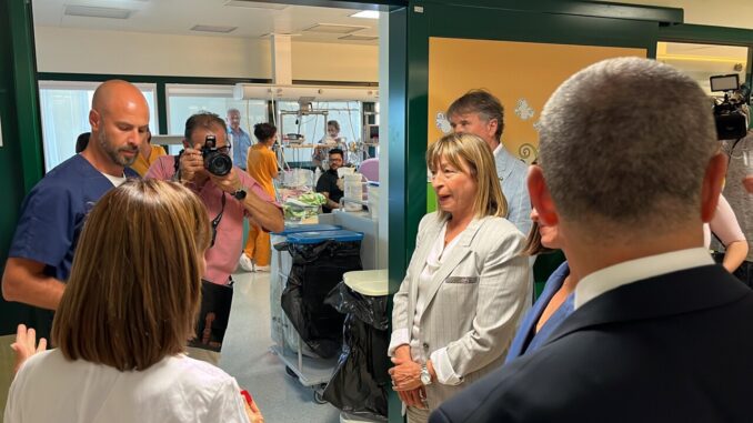 Inaugurata la Nuova Area di Terapia Intensiva Pediatrica all’Ospedale di Perugia