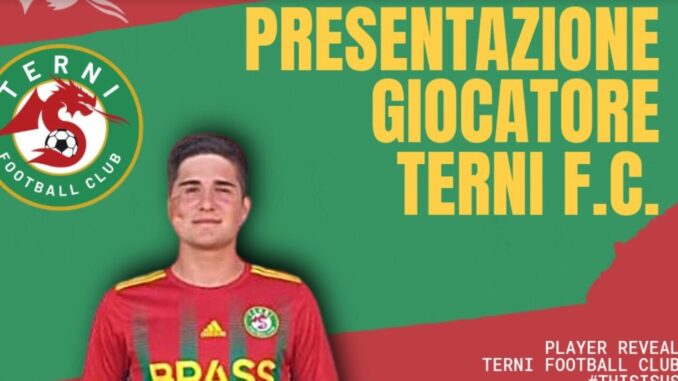 Gabriele Oliva, Nuovo Portiere dell’A.S.D. Terni Football Club
