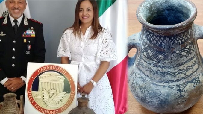Ritorno al Guatemala, 3 manufatti archeologici sequestrati restituiti
