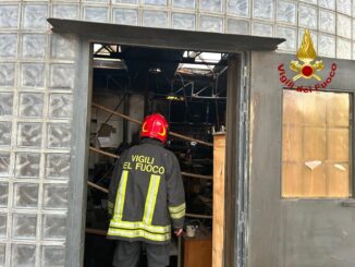 Incendio al laboratorio artigianale della Comunità Incontro di Amelia