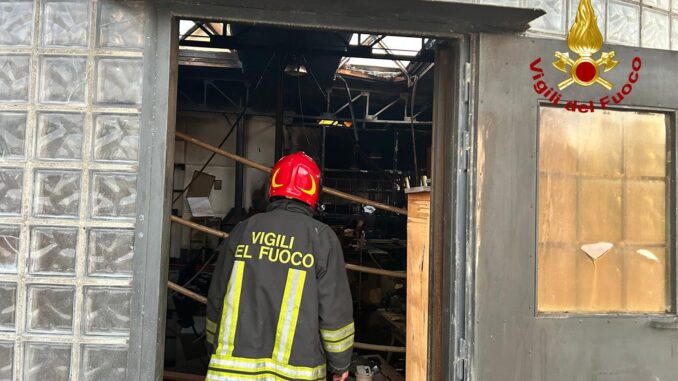 Incendio al laboratorio artigianale della Comunità Incontro di Amelia