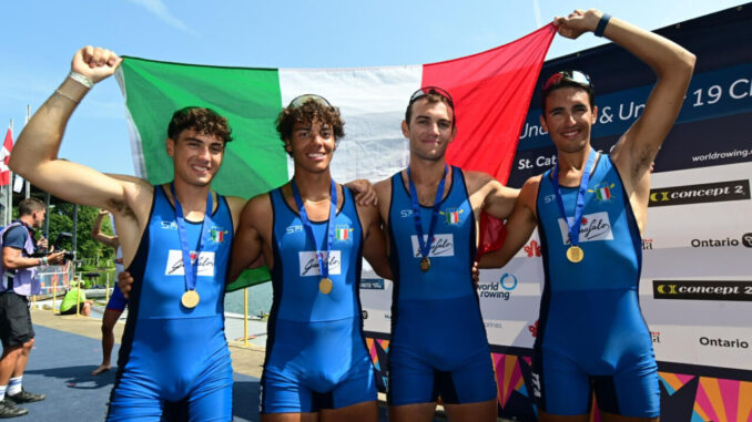 Canottaggio, St. Catharines. L’Italremo chiude mondiale Under 19