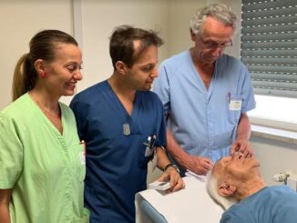 Primo trattamento di iontoforesi trans sclerale di luteina a Perugia