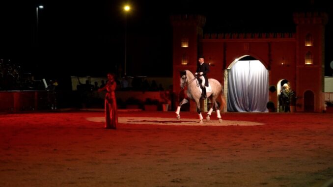 Diego Giona trionfa al Gran Galà Equestre di Cascia