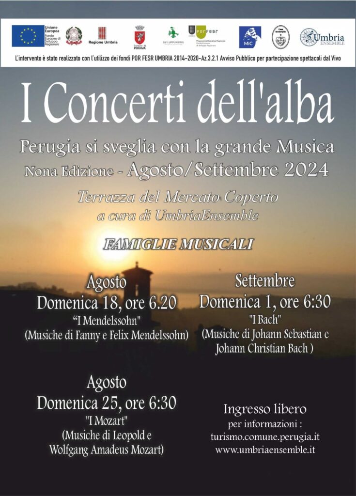 Concerti dell'Alba: UmbriaEnsemble chiude la rassegna con Bach