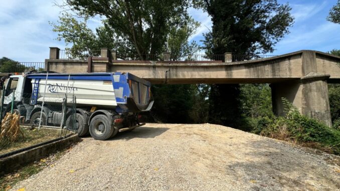 Percorso Fluviale Ponte Pattoli-P.te S.Giovanni: Proseguono i lavori