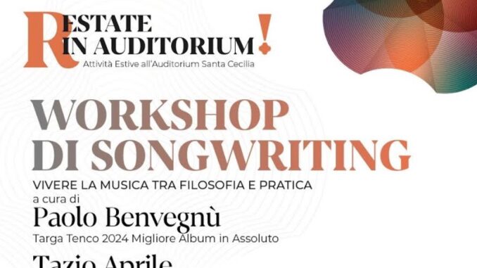 Workshop di songwriting a Santa Cecilia