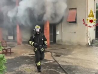 Incendio in appartamento a Castiglione della Valle