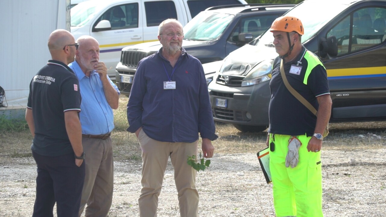 Geometri specializzati formano i volontari Protezione civile Umbria