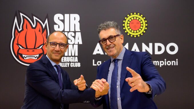Nuova alleanza tra Sir Susa Vim Perugia e Pasta Armando