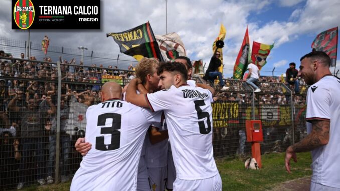 Ternana batte Arezzo 2-1, IV vittoria consecutiva per rossoverdi