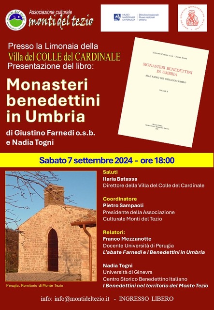 Appuntamento con: I Benedettini nel Territorio di Monte Tezio