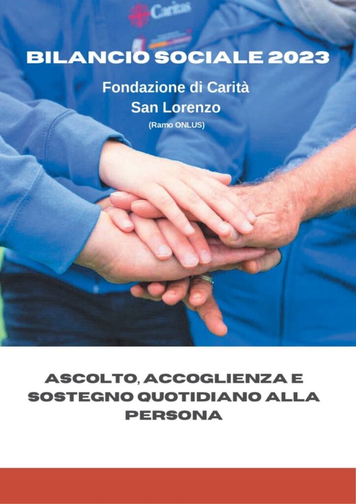 Presentazione “Bilancio sociale 2023” della Fondazione di Carità San Lorenzo