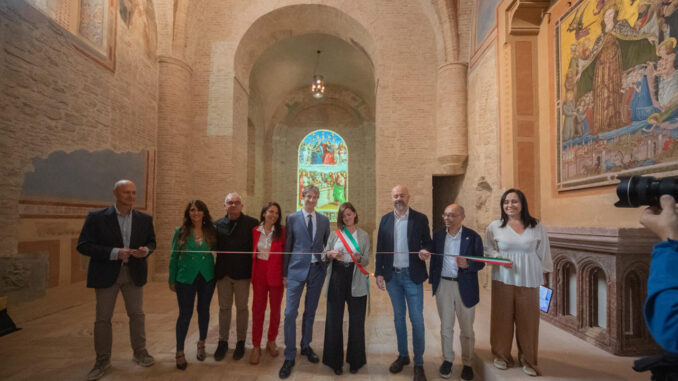 Restaurata la Cappella degli Oddi a San Francesco al Prato