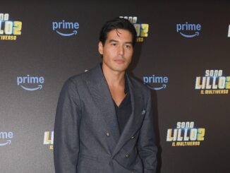 Cristiano Caccamo indossa un Cucinelli al Cinema Giulio Cesare