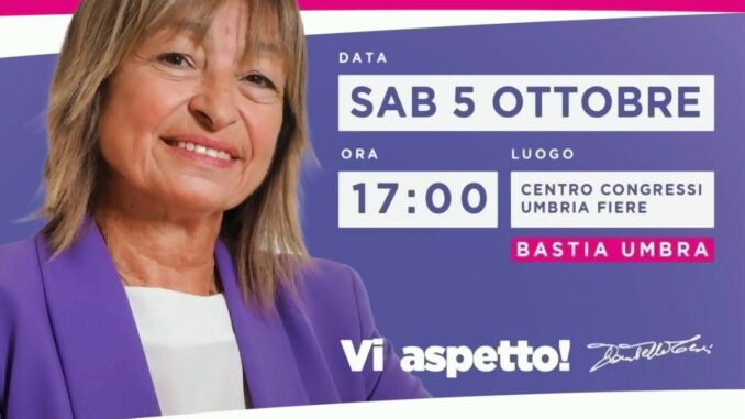 Lancio della campagna elettorale di Donatella Tesei