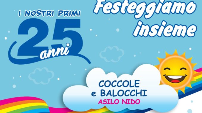 Festa per i 25 anni di Coccole e Balocchi a San Sisto