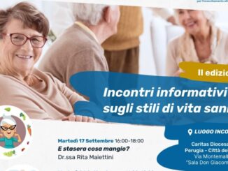 Nuovi incontri su stili di vita sani a Perugia: il programma autunnale