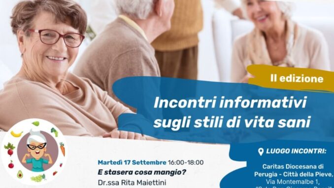Nuovi incontri su stili di vita sani a Perugia: il programma autunnale