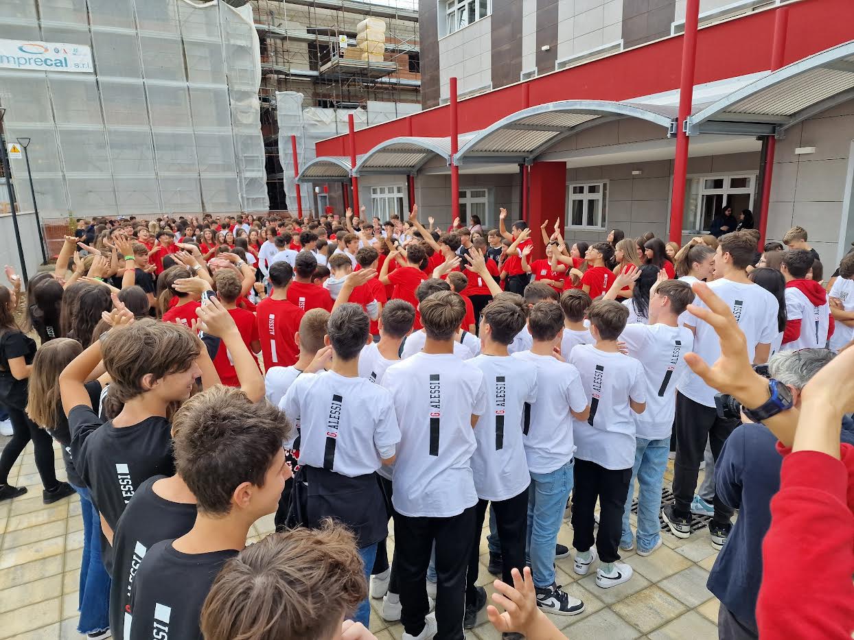 Inaugurazione a Perugia nuovo edificio scolastico in Viale Centova