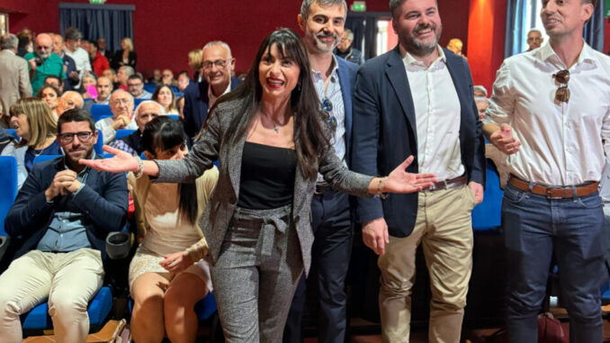 Stefania Proietti avvia la campagna elettorale a Terni