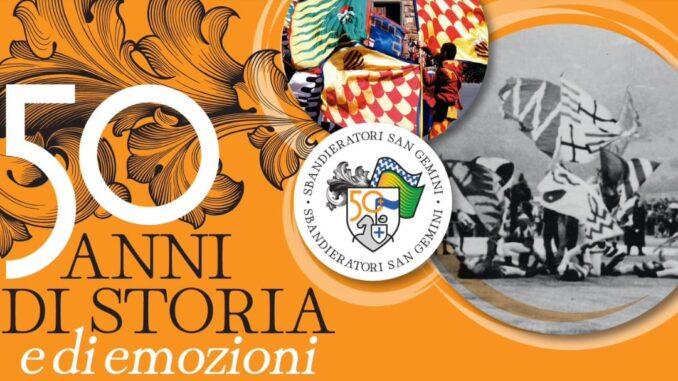 San Gemini celebra i 50 anni degli Sbandieratori con eventi speciali - Il programma