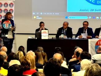 Tesei e Proietti: avversarie alle urne, unite per i cattolici 