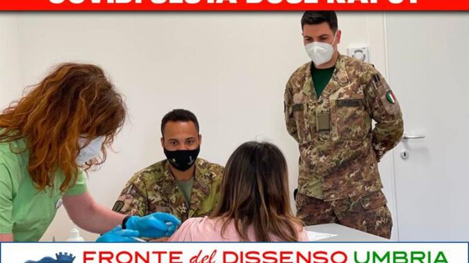 Fronte dissenso, calo drastico vaccinazioni Covid in Umbria 2024