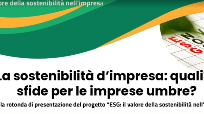 Sostenibilità impresa incontro organizzato da Camera di Commercio