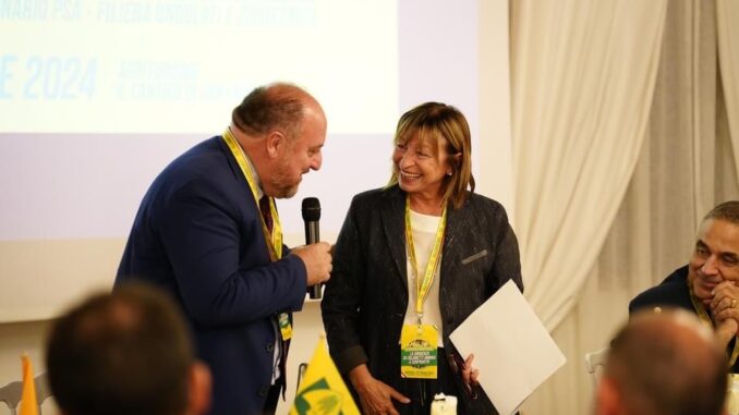 Donatella Tesei all'incontro con la dirigenza di Coldiretti