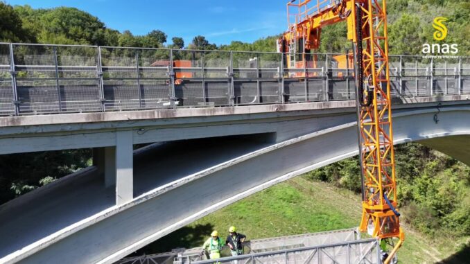 Flaminia, problemi su un viadotto tra Spoleto e Terni, no pezzi pesanti