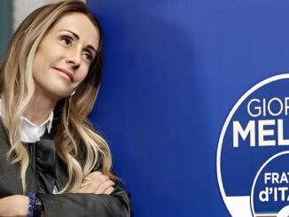 Arianna Meloni presenta la lista FdI a Perugia per le regionali