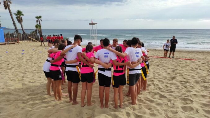 Rappresentativa Umbria di beach rugby protagonista al Trofeo Coni