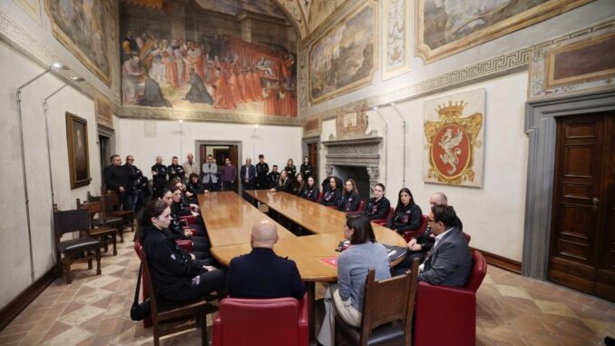 La Bartoccini MC Restauri ricevuta Comune: omaggio alla Sindaca