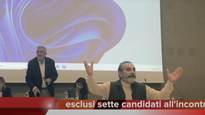 Blitz di Pasquinelli, par condicio violata: solo due candidate