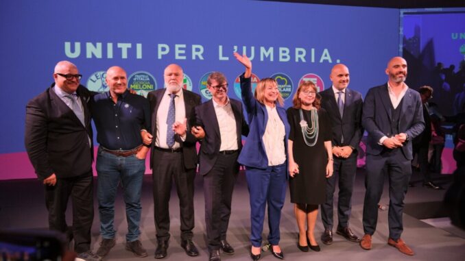 Donatella Tesei lancia la campagna elettorale da UmbriaFiere con 1200 sostenitori
