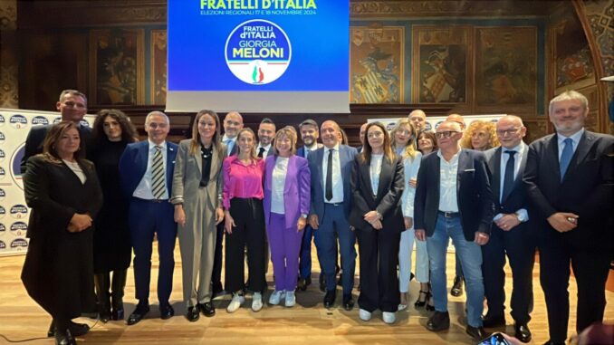 Fratelli d’Italia presenta candidati per Consiglio regionale Umbria