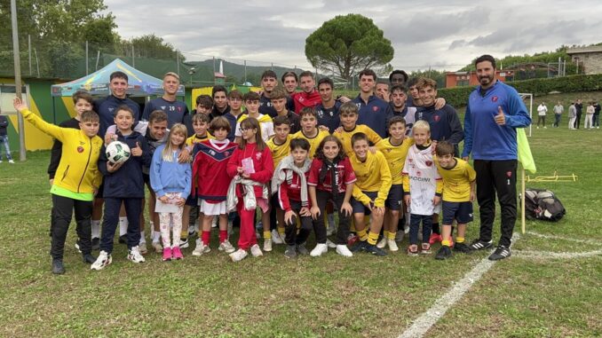 Ripresa dei lavori allo stadio "Angelo Moratti" di Tavernelle