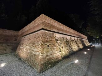 Illuminazione monumentale sulle mura di Città di Castello