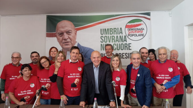 Marco Rizzo, "Siamo in crescita in Umbria. Noi unica alternativa antisistema"