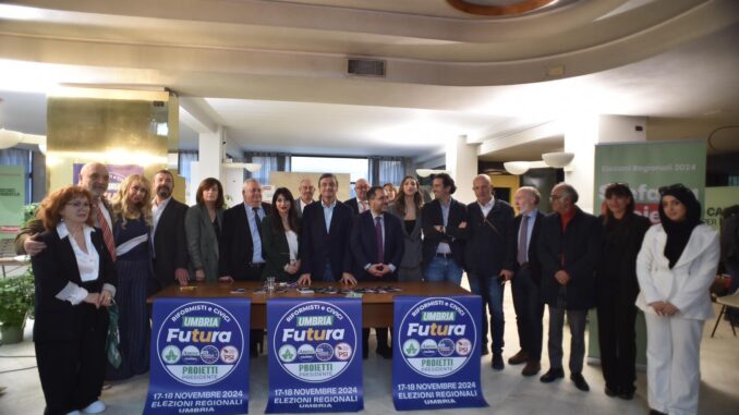 Porzi con Calenda: Umbria Futura non è solo una lista ma un progetto politico