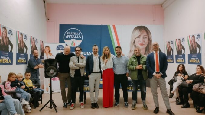 Annalisa Mierla lancia la campagna elettorale a Umbertide 