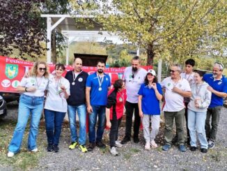 Magico scenario ai laghetti sportivi di Orvieto